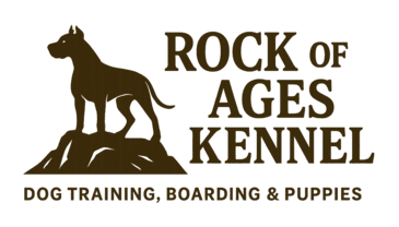Rock of Ages Kennel Momence IL Logo