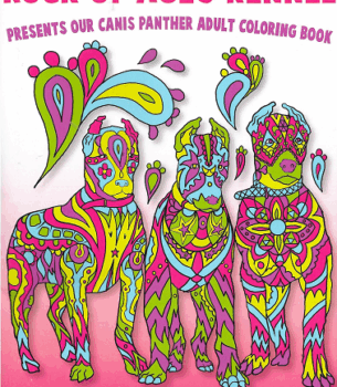Canis Panther Adult Coloring Book