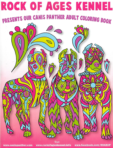 Canis Panther Adult Coloring Book